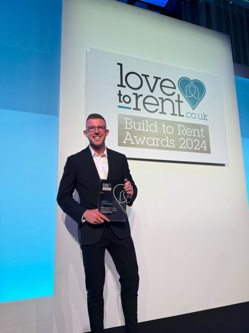 Inventory Hive (@inventoryhive) on Twitter photo Inventory Hive was awarded highly commended in the best supplier category at the <a href="/HelloLtr/">Love to Rent</a> awards on Friday.
Our head of build-to-rent Alex Gooch is here collecting the award.
Congratulations as well to <a href="/AscendProperty/">Ascend Properties</a> for winning the best use of technology award. π· Inventory Hive was awarded highly commended in the best supplier category at the <a href="/HelloLtr/">Love to Rent</a> awards on Friday.
Our head of build-to-rent Alex Gooch is here collecting the award.
Congratulations as well to <a href="/AscendProperty/">Ascend Properties</a> for winning the best use of technology award. π·