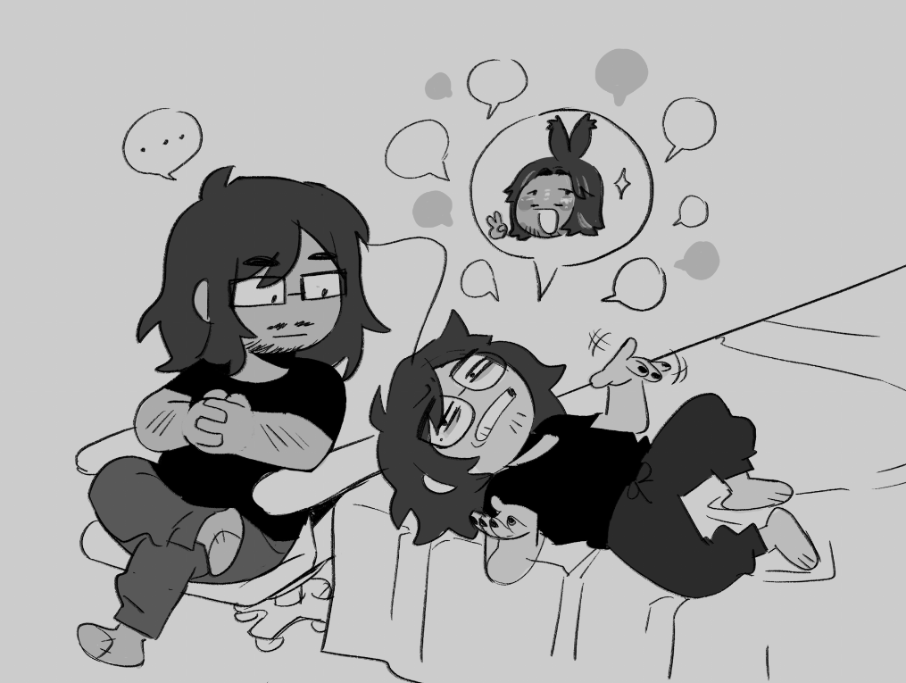 VoxYork's tweet image. Info dumping to my significant other about my OCs is my love language.