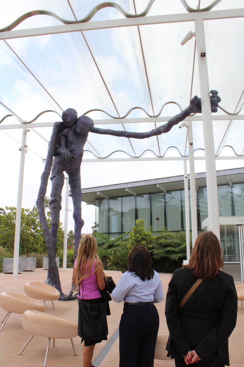 As part of our afternoon, we visited the Sydney Modern Project at the Art Gallery of NSW, where we explored powerful Aboriginal art collections. This experience reminded us of the depth of First Nations culture and how Indigenous art connects us to critical stories and