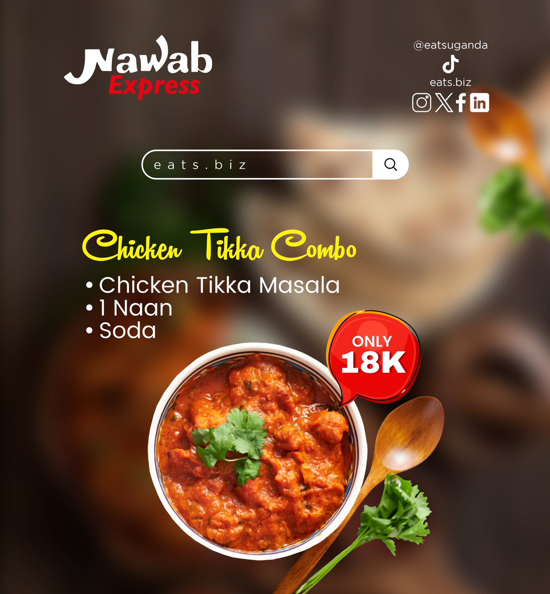 eatsuganda's tweet photo. Indulge in the rich flavors of Nawab express. Enjoy their food promos by just placing your order now through https://t.co/Ak7g9rvmj3 website to enjoy many more discounts.
#eats #promos #fast delivery #foodie #ordernow https://t.co/Xzl9CRV2JG