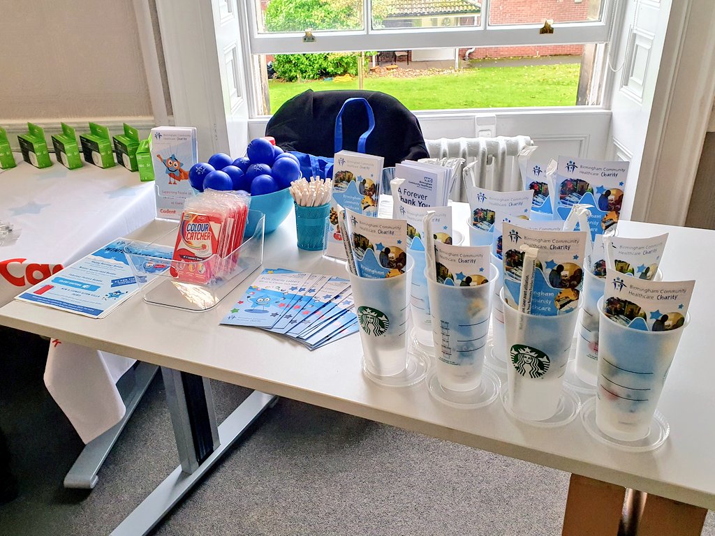 All set up and ready to welcome some new staff to <a href="/bhamcommunity/">@bhamcommunity</a> on behalf of #BCHCCharity at the Trust induction today!