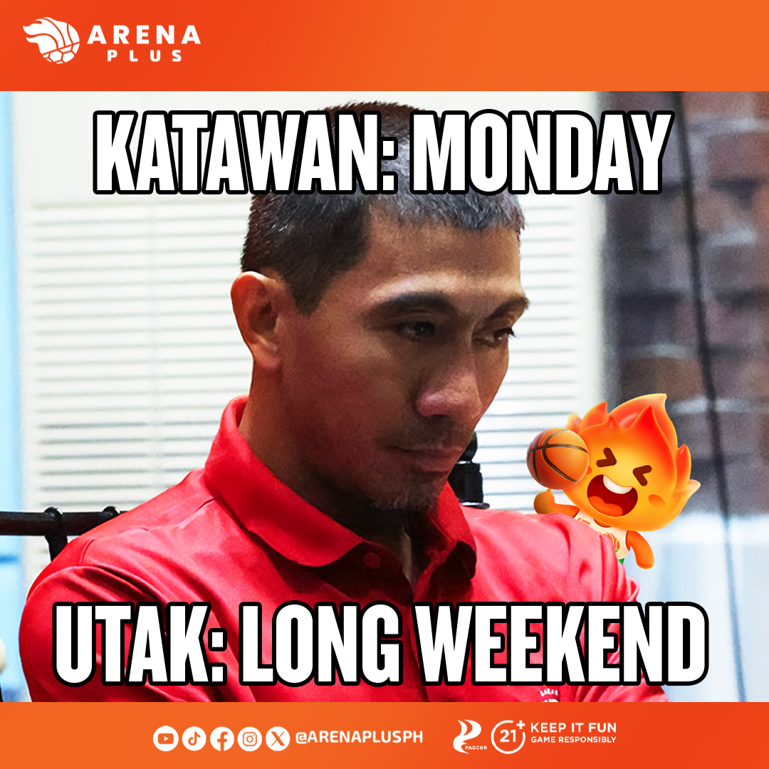 arenaplusph's tweet photo. Lumilipad na naman ang isip ko… 😶‍🌫️

May plano ka na ba sa long weekend, ka-Astig? Kami naman, nag-aabang ng sunod na PBA game. Konti na lang, kapit!

Swish your way to a WINNING START! New users get up to ₱3,188 BONUS ➡️ LINK IN BIO!

#ArenaPlusPH #AstigSaSports #KasamaKaSaPanalo
