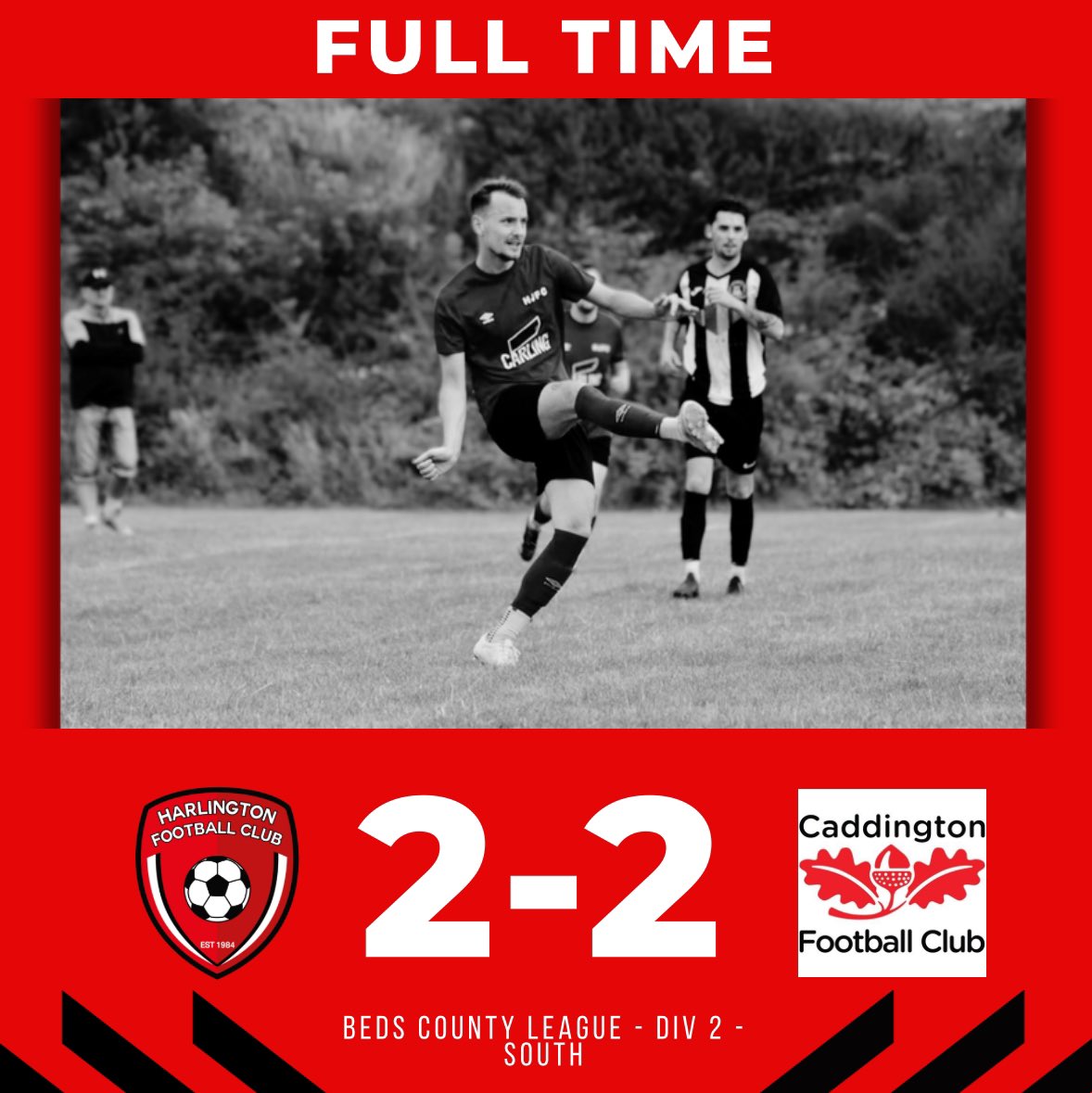 End to end game Sat with the points shared with <a href="/CaddingtonFC/">Caddington Football Club</a> ! A frustrating result with some near misses! We go again this week against <a href="/CaldecoteAfc/">Caldecote AFC</a> to see if we can get back to winning ways! Great finish <a href="/fffletch_1/">James Fletcher</a> the other scored by … <a href="/bensmith1_/">Smithy</a> again! ! As always #UTFT