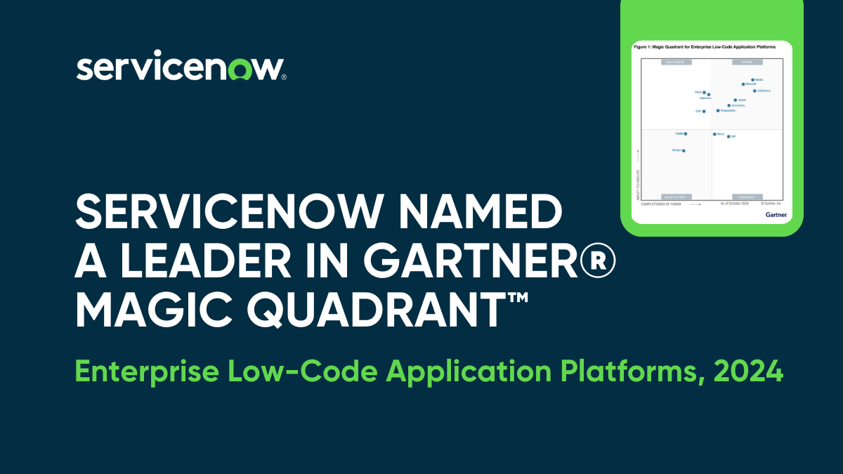 We’re excited to be positioned as a Leader in the 2024 Gartner® Magic Quadrant™ for Enterprise Low-Code Application Platforms! Learn why we’ve received this recognition for the past five years: spr.ly/6015S8snV