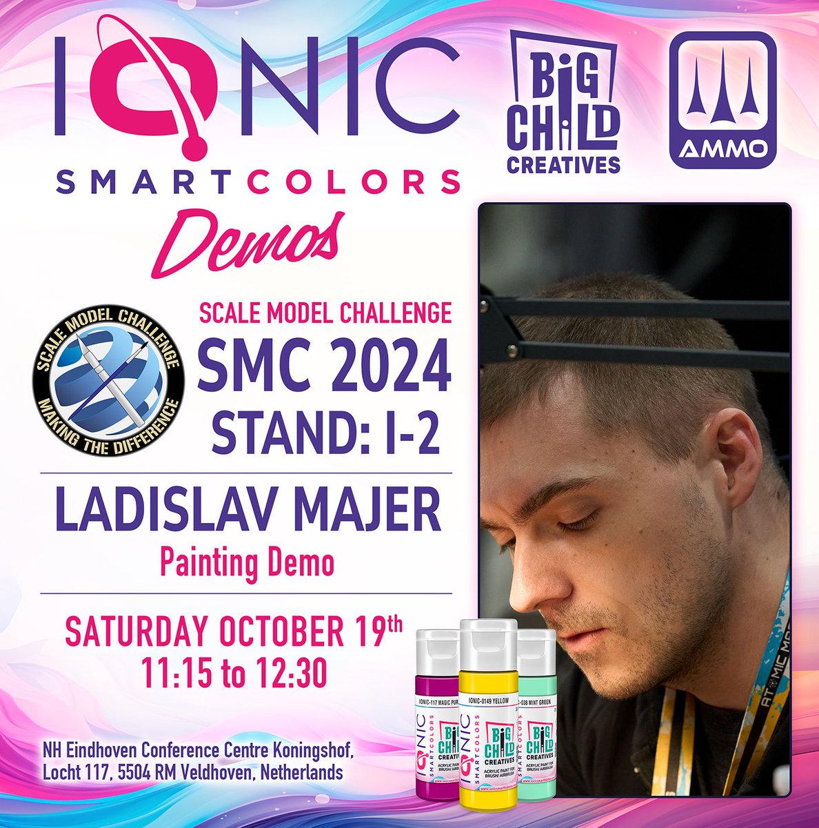 AMMOMIG's tweet photo. An exclusive first look at a new era...
We’ve got a full schedule of demos with the new 𝐈𝐨𝐧𝐢𝐜 𝐒𝐦𝐚𝐫𝐭 𝐂𝐨𝐥𝐨𝐫𝐬 at SMC 2024 this weekend! Join AMMO and Big Child Creatives at stand I-2 on Saturday for demos by Magnus Fagerberg and Ladislav Majer.
#IONICSmartColors https://t.co/axI5gnJIMg