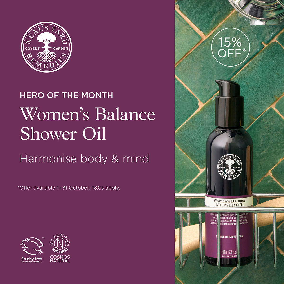Just what you need. Take time to reset body and mind with 15% off this amazing long lasting, spa like shower oil. Your skin will feel divine, I promise!
uk.nyrorganic.com/shop/clarehami…

#shower #hormones #period #metime #body #rejuvenate #reset #rebalance #mind