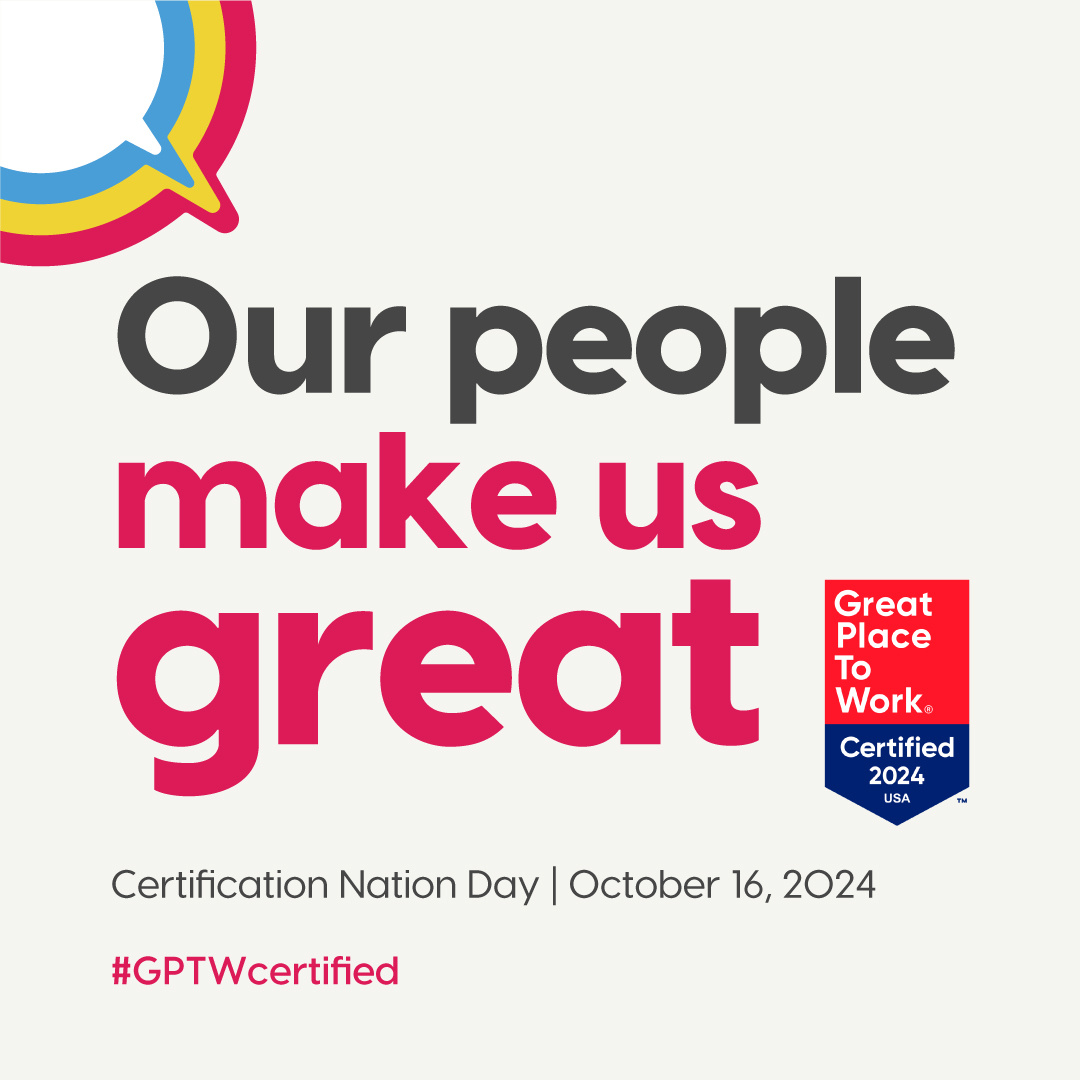 We are Talker (@we_are_talker) on Twitter photo 🌟 Today we are marking #CertificationNationDay by celebrating our awesome team.
Our people really do make us great, and we are thankful for everything you do and for bringing your unique, authentic selves to our team.
We're proud to be Certified™ by <a href="/GPTW_US/">Great Place To Work</a>
#GPTWCertified 🌟 Today we are marking #CertificationNationDay by celebrating our awesome team.
Our people really do make us great, and we are thankful for everything you do and for bringing your unique, authentic selves to our team.
We're proud to be Certified™ by <a href="/GPTW_US/">Great Place To Work</a>
#GPTWCertified