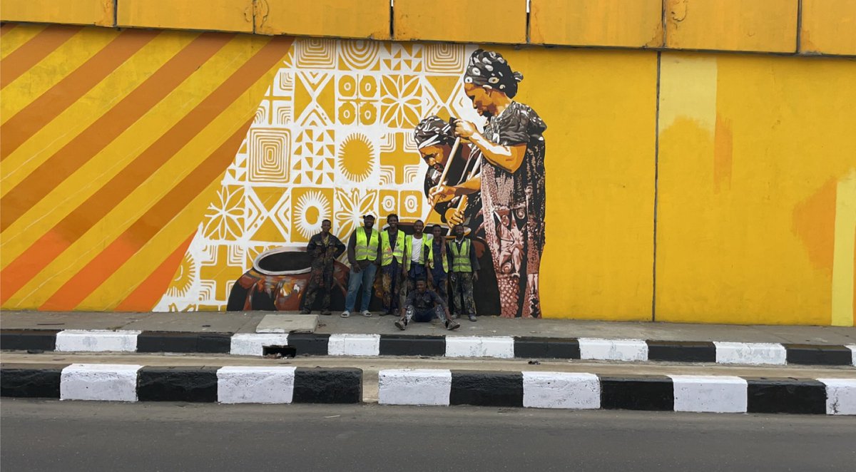 TheArtistJuwon's tweet photo. Day 3 of posting wall murals I painted and their Locations.

3. Independence Tunnel, Maryland. Lagos.
(P.S: This was a group project.) https://t.co/8eHPbyYAR0