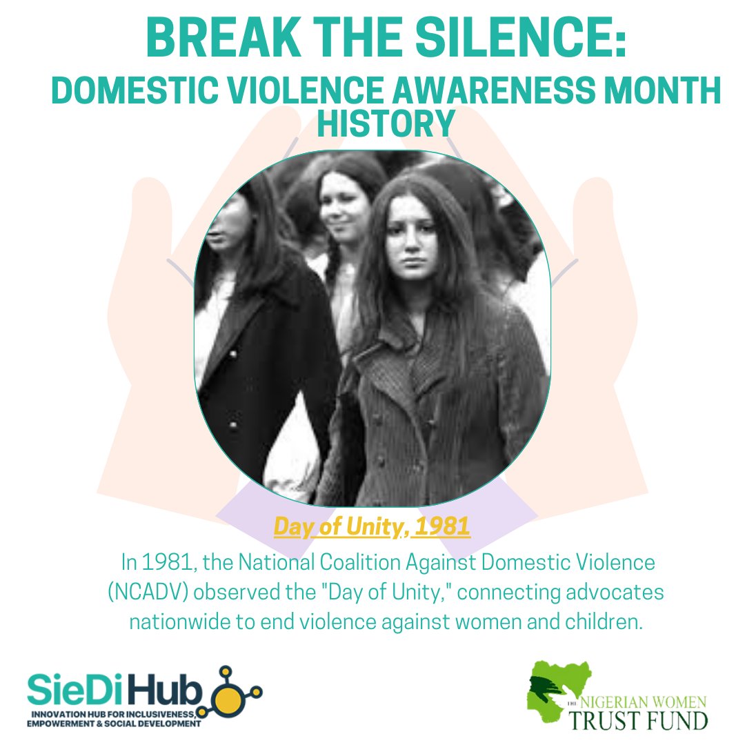 siedihub's tweet image. Unite against domestic violence! Support survivors &amp;amp; end violence. #HealHoldCenter #DVAM2024 #CallforUnity