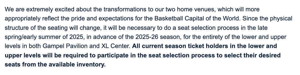 MichaelMunoz21's tweet photo. @UConnHuskyAD - There is NOTHING about the @XLCenter in its current state and even with $145m of renovations to be proud of or that reflects the expectations of @UConnHuskies @UConnMBB @UConnWBB - every year it is the WORST stadium I go to and embarrassing AF #deservebetter https://t.co/ZdI7ghobEB
