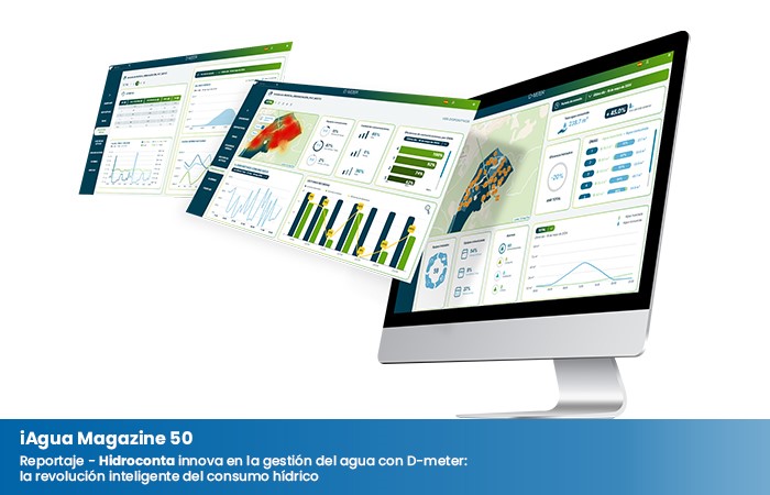 <a href="/MariaGilCabrera/">María Gil Cabrera</a> <a href="/IdricaHQ/">Idrica</a> <a href="/ACCIONA/">ACCIONA</a> <a href="/AlmarWater/">Almar Water Solutions</a> <a href="/KISTERS_UK/">KISTERS UK</a> <a href="/Anfagua/">Asociación Anfagua</a> <a href="/aqualia/">aqualia</a> <a href="/GlobalOmnium/">Global Omnium</a> <a href="/AguasAsturias/">Consorcio de Aguas de Asturias</a> <a href="/Xylem/">Xylem</a> <a href="/KamstrupGroup/">Kamstrup</a> <a href="/minsaitbyindra/">Minsait</a> <a href="/datakorum/">Datakorum</a> <a href="/NTTDATA/">NTT DATA (Official)</a> Reportaje #iAguaMagazine50 | <a href="/HidrocontaSA/">Hidroconta</a> lanza D-meter, una plataforma que optimiza el consumo y la eficiencia del agua mediante análisis predictivo y gestión remota.