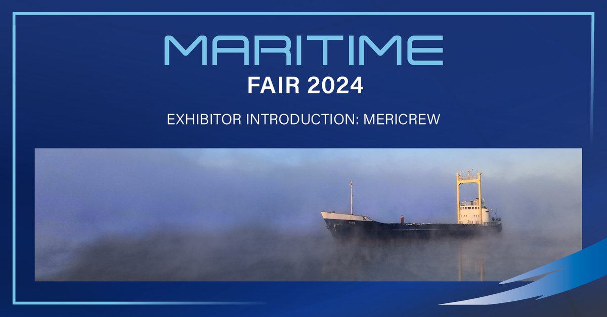 aboa_mare's tweet photo. EXHIBITOR INTRODUCTION – Maritime Fair 2024

⚓ Exhibitor: Mericrew
📍 Stand: 52
📆 24-25 October

One of the exhibitors you can meet at the Maritime Fair 2024 is Mericrew!

See you soon at the Maritime Fair! 🌐 https://t.co/r3uFcgpdo2 https://t.co/RGFNy4LIkS