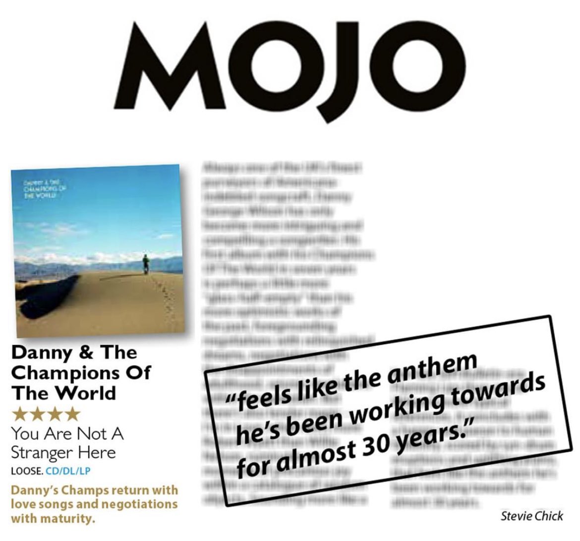 Loose Music (@loosemusic) on Twitter photo There’s a glowing 4 star review of the new album from Danny & The Champions of the World in Mojo magazine. Album out on Friday!
<a href="/Dannythechamp/">Danny the Champ</a>
<a href="/MOJOmagazine/">MOJO Magazine</a> There’s a glowing 4 star review of the new album from Danny & The Champions of the World in Mojo magazine. Album out on Friday!
<a href="/Dannythechamp/">Danny the Champ</a>
<a href="/MOJOmagazine/">MOJO Magazine</a>