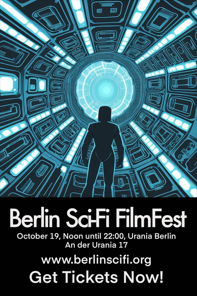Berlin Sci-Fi Filmfest is back in action! 🚀 Join us on next Saturday, 19th October, for a FULL DAY program at <a href="/UraniaBerlin/">Urania Berlin</a>! Tickets on pre-sale or at the door: berlinscifi.org
Looking forward to seeing you in this dimension! 🤩