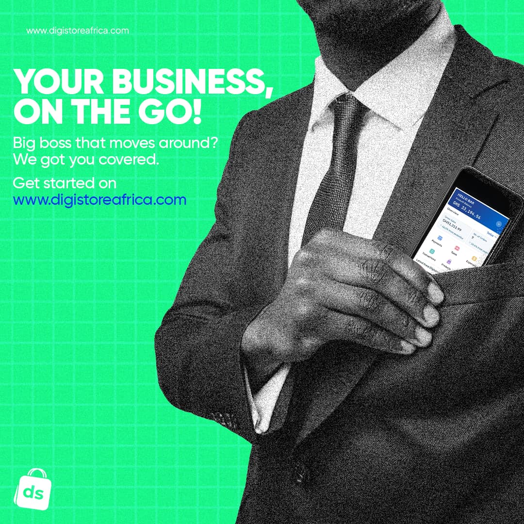 digistoreafrica's tweet image. Big Boss on the move? 🚀 Digistore&apos;s got your back! Run your business  anywhere, anytime. Let’s go! 🏃🏾‍♂️🏃🏾‍♂️🏃🏾‍♂️

Visit digistoreafrica.com to start.

#BigBossMoves #BusinessOnTheGo #Digistore #LevelUp