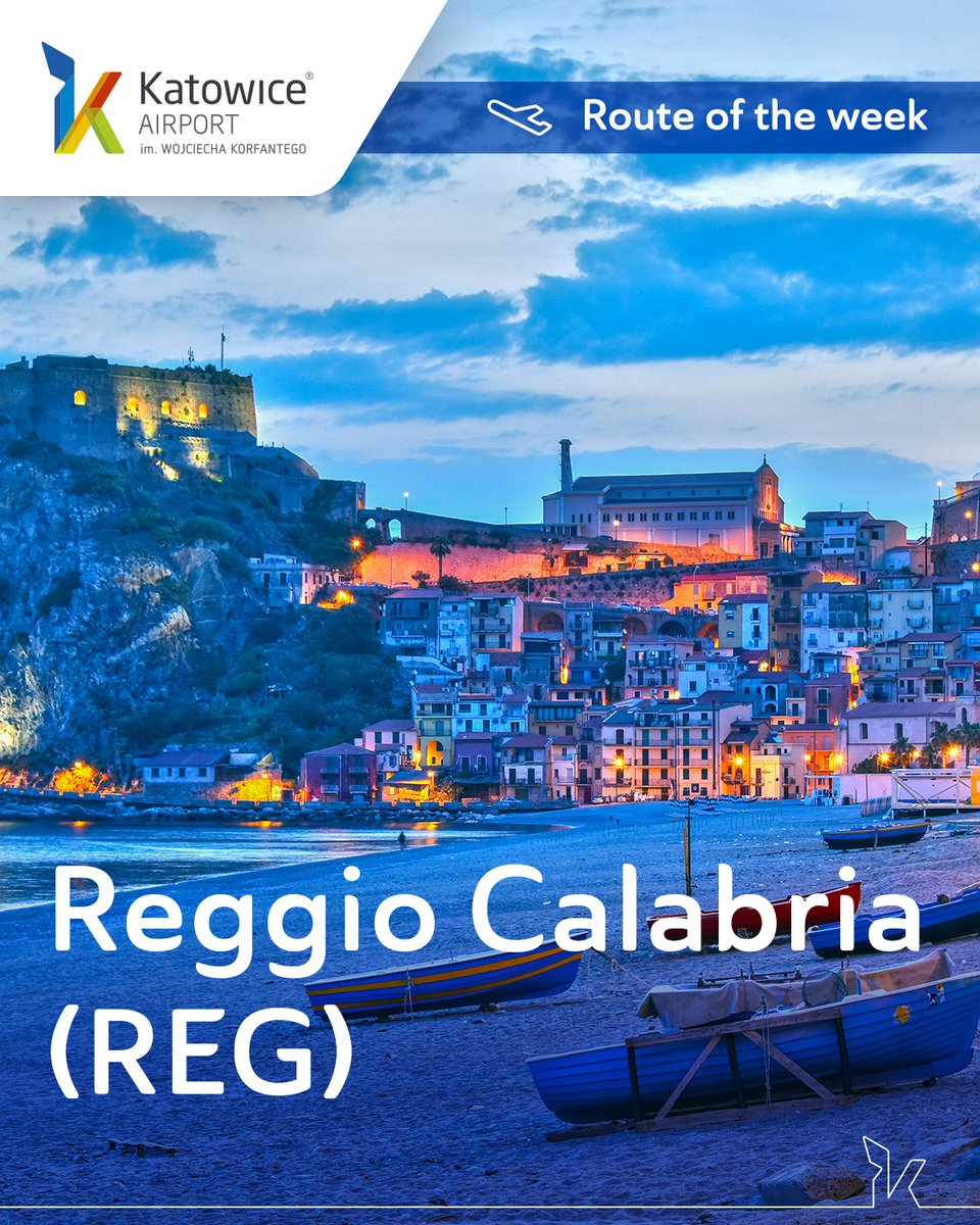 KatowiceAirport's tweet photo. 🏆 #RouteOfTheWeek

🇮🇹 Reggio Calabria is famous for its relics. It's where the famous bronze Riace warriors statues can be found. They're in the city's museum, which will astound you with its collection of ancient artifacts.

🎫 Tickets 👉 https://t.co/IGxTdv7z4d

#flyKTW https://t.co/MpDMAB7qjc
