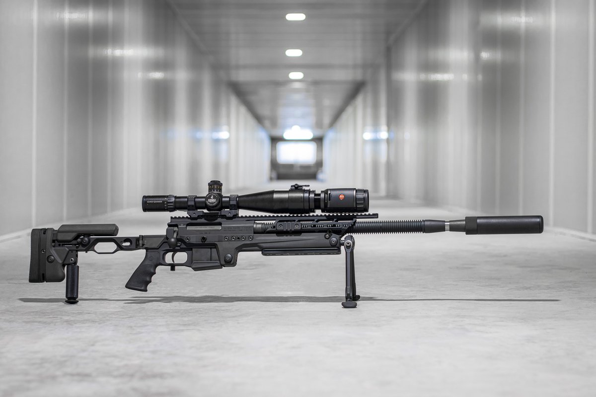 Suppressed PGM Ultima Ratio with a Schmidt &amp; Bender 5-25x56 PM II and a Leica Calonox 2 Sight

How would you rate this configuration?