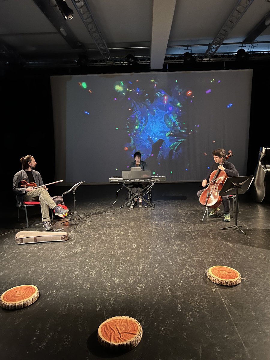 Meet <a href="/EdaneNg/">Edanee</a> 

She is currently researching and developing a new children’s &amp; family show: ‘Who’s in the Jungle’.The show will blend traditional piano, cello and violin music with innovative animation to create an immersive performance.

More info here: bigimaginations.co.uk/artist-imagina…