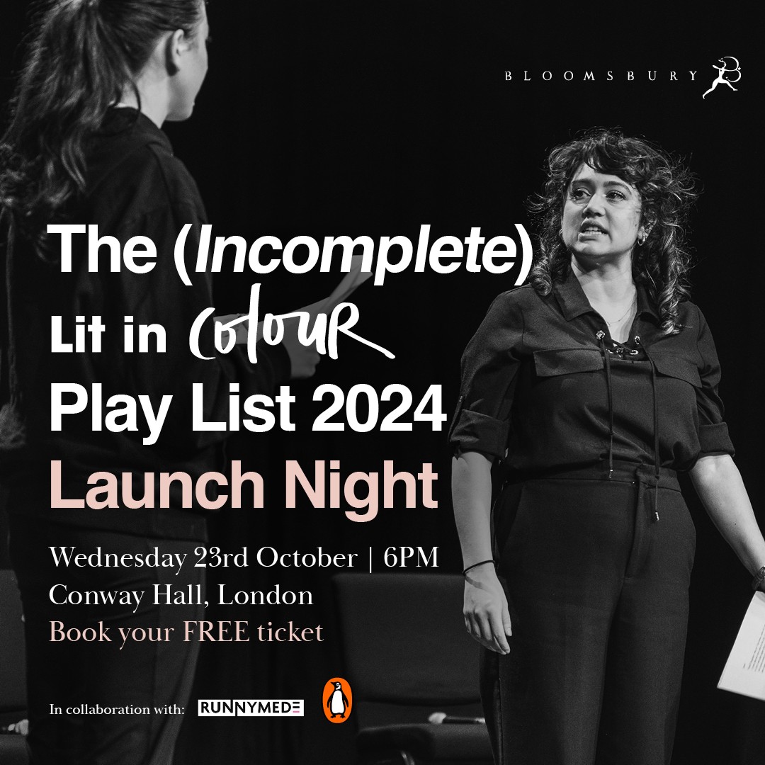 OCR Performing Arts (@ocr_performarts) on Twitter photo Come & celebrate the launch of <a href="/Bloomsbury_News/">Bloomsbury News & Events</a> & @methuendrama’s (Incomplete) Lit in Colour Play List 2024 @bloomsburyfest on 23rd October <a href="/ConwayHall/">Conway Hall</a> in London. An unmissable event of live performances, talks and discussions! Book your free ticket: bloomsburyfestival.org.uk/events/lit-in-… Come & celebrate the launch of <a href="/Bloomsbury_News/">Bloomsbury News & Events</a> & @methuendrama’s (Incomplete) Lit in Colour Play List 2024 @bloomsburyfest on 23rd October <a href="/ConwayHall/">Conway Hall</a> in London. An unmissable event of live performances, talks and discussions! Book your free ticket: bloomsburyfestival.org.uk/events/lit-in-…