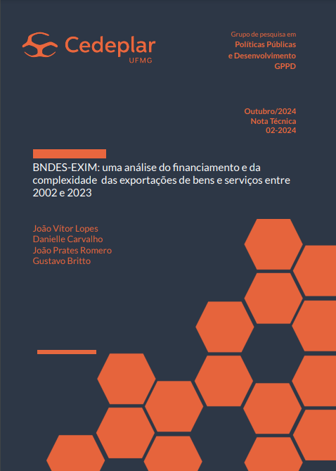1/15 🚨 Como o BNDES tem incentivado as exportações brasileiras entre 2002 e 2023? Quais setores foram mais apoiados? O financiamento está focado em setores de alta complexidade?

O GPPD-<a href="/Cedeplar/">Cedeplar UFMG</a> acaba de publicar uma Nota Técnica sobre isso. Siga o fio para saber mais... 🧶