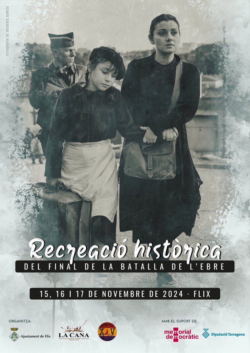 🪖 Recreació Històrica del final de la batalla de l'Ebre

💣 Un viatge en el temps que et permetrà reviure i commemorar un dels esdeveniments més rellevants a la Ribera d'Ebre, el final de la batalla de l'Ebre a Flix.

📸 Frederic García

#BatallaEbre #RecreacióHistòrica #Flix