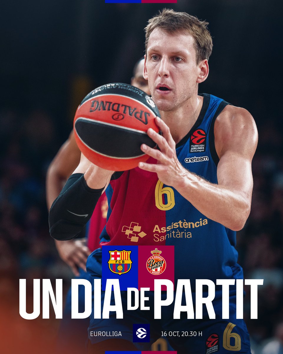 Mahmoud72514950's tweet photo. 🏀 يوم المباراة!
برشلونة باسكت 🆚 موناكو
📆 9:30 مساءً
🏆 الجولة الثالثة
📺 موفيستار
📍 بالاو بلوجرانا
🔵🔴#Forca_Barca https://t.co/mQkHFKlSCz