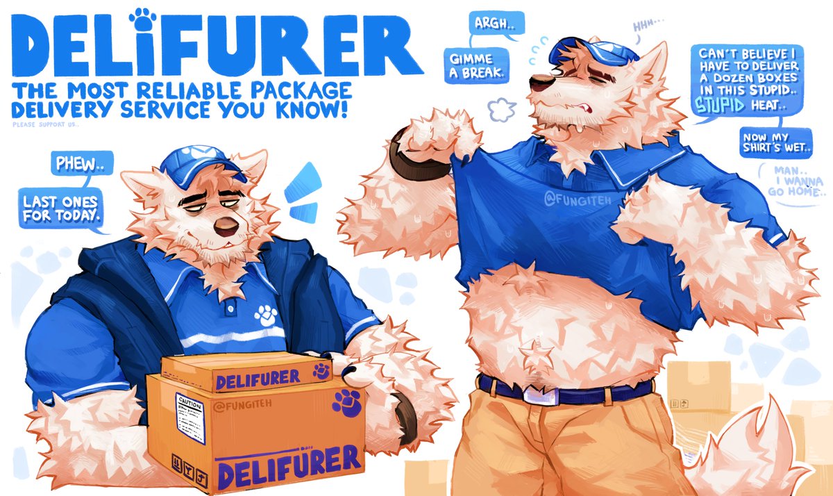 delivery boyo returns!! (still working as always) 💥💥