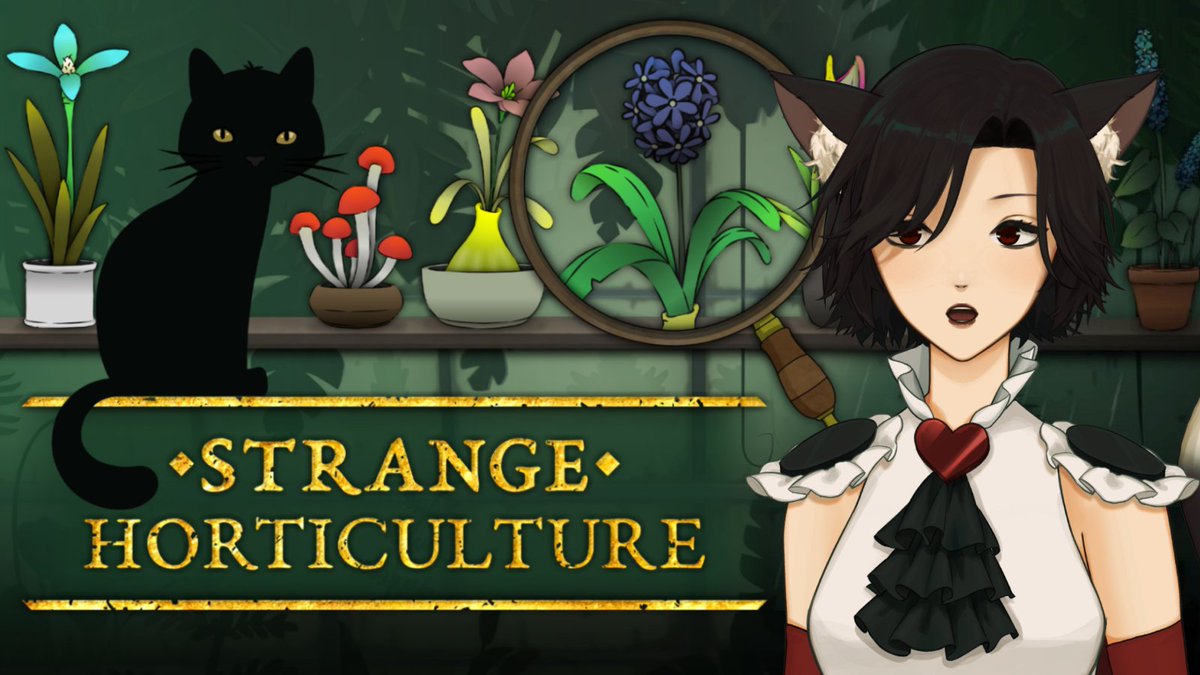 LirieLirie's tweet photo. 🔴 Going LIVE on Twitch!!! 

this game looks so interesting, and I've had it on my 'games-I-should-check-out' list for a while...
let's learn about occult plants in STRANGE HORTICULTURE!!

https://t.co/mSyMGFj4vg

#lirielive #ENVtuber https://t.co/7Minn5wz8w