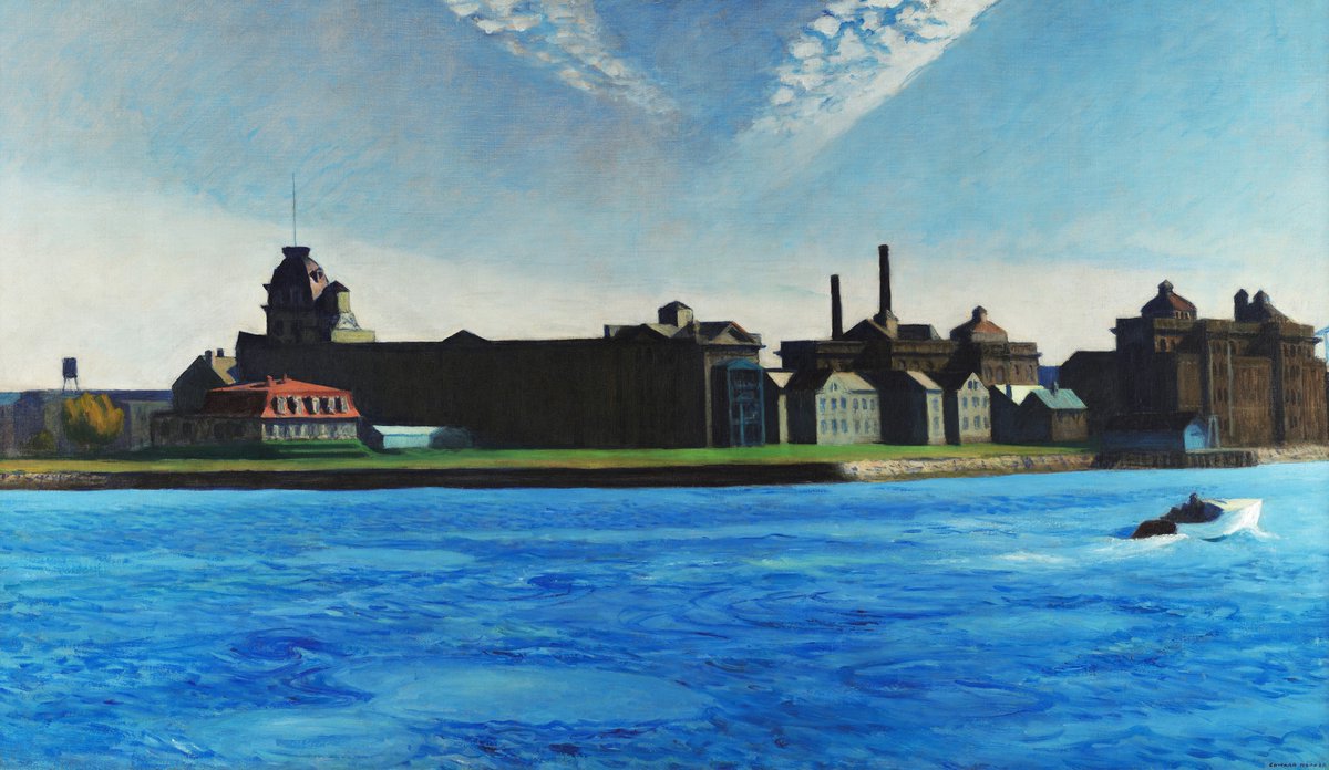 Blackwell's Island - 1928 #artbots #hopper
