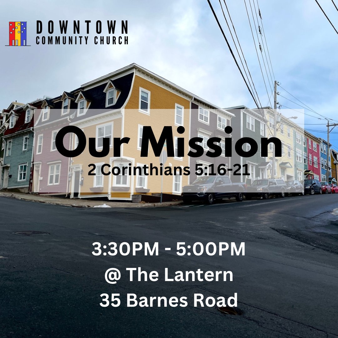 Dccnl1's tweet photo. Join us this Sunday, October 20, for a service at The Lantern! You are all invited to come worship with us and hear a message about how God who pursues us and gives us purpose. There will be coffee and activity sheets for children #downtownstjohns #lovedowntown https://t.co/eVYujRTHF6