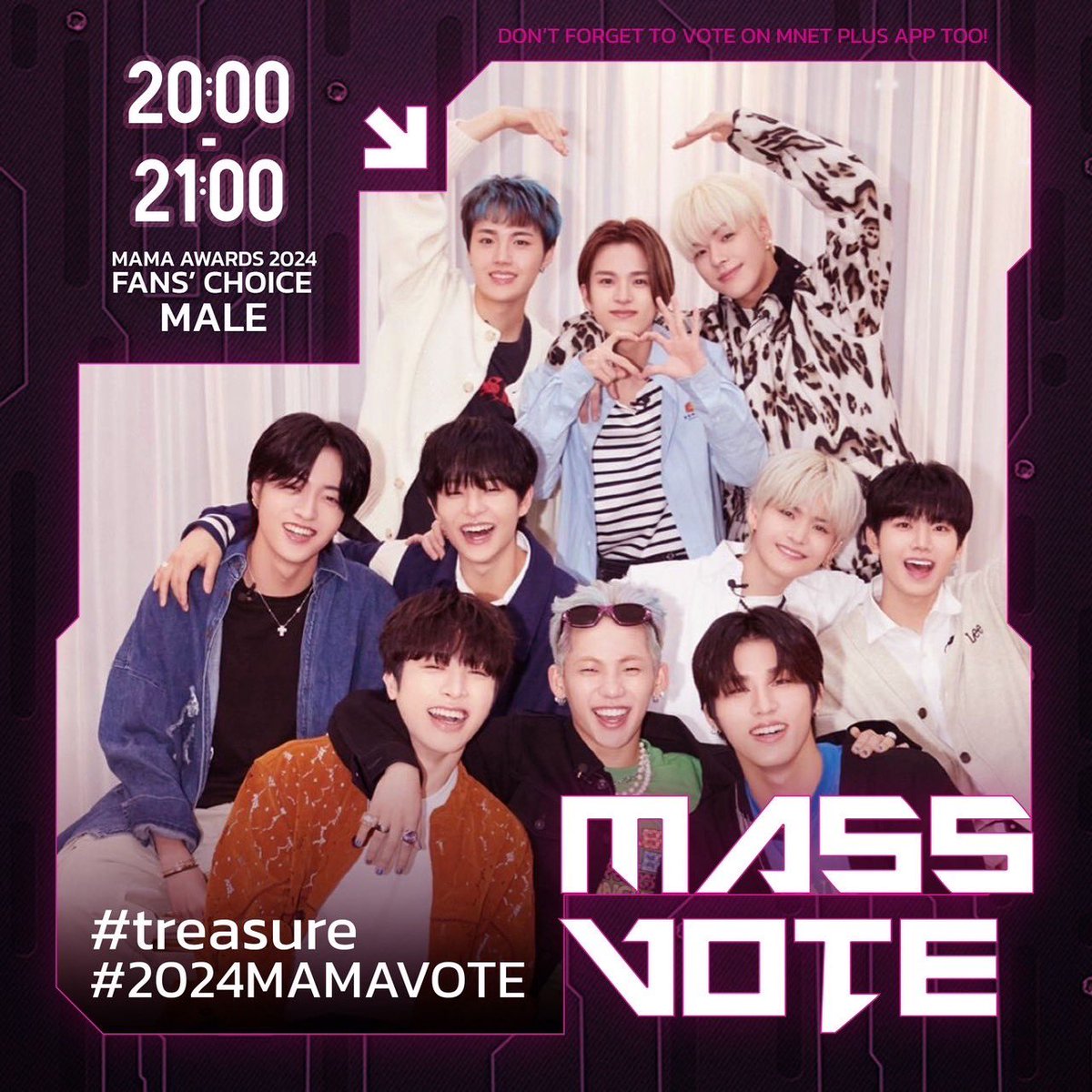 [💎 #2024MAMAVOTE #treasure ]

❤️‍🔥Goal 700 Mentions ❤️‍🔥

✅RT/ QUOTE / REPLY✅

👇🏻 Copy ข้อความด้านล่างได้เลยนะคะ 👇🏻
I vote #treasure for Fans’ Choice - Male Award #2024MAMAVOTE

⚠️ หากทึเมท่านใดกังวลว่าจะติดเงา สามารถเพิ่มข้อความอื่น ๆ หรือเพิ่มรูปเทรเชอร์ลงในโพสต์ได้เลยค่ะ ⚠️