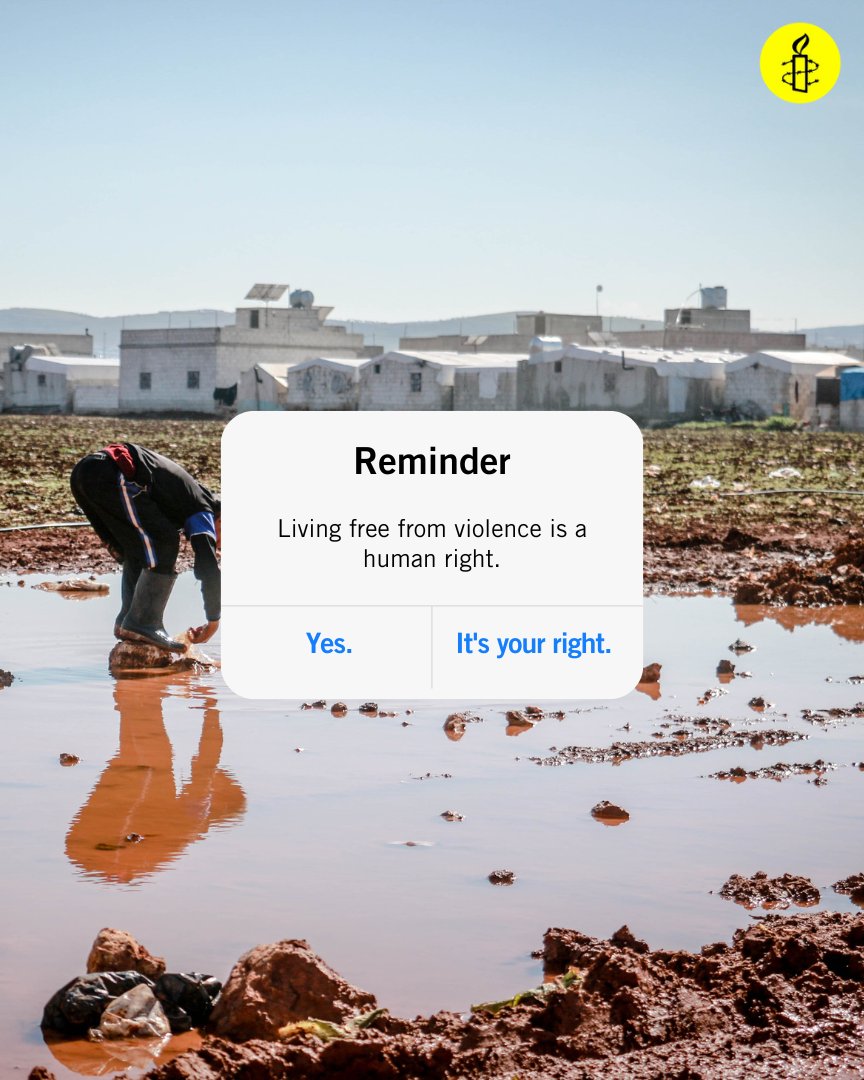 Everyone should have everything they need to live a dignified life, including living without violence.