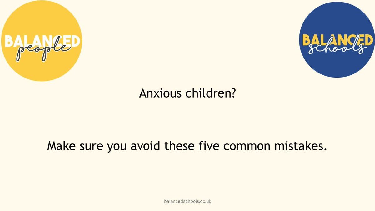 SamanthaDGarner's tweet image. Check out my latest Blog. The five most common mistakes made when supporting anxious children. #anxiety #children #mentalhealth
buff.ly/3zZPKTv