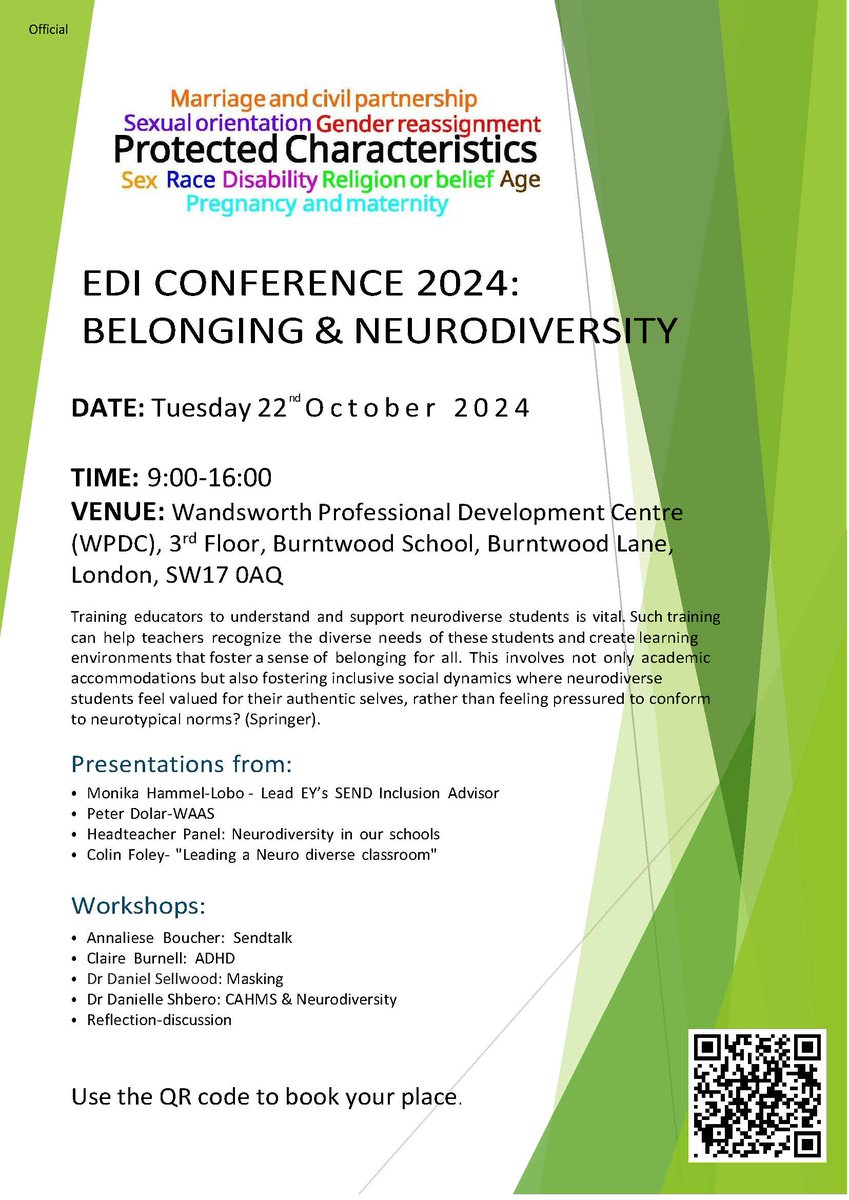 WandsworthCPD's tweet photo. Limited spaces left so book your place now! https://t.co/Gb8ioa69C8