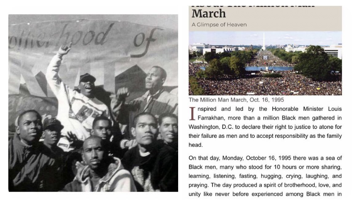 AyizeS's tweet photo. Powerful indeed! And what about #TheAfricanCenteredGroups like #KMTbrotherhood who participated in the #MillionManMarch which was an #AmazingShowOfBlackUnity #KMT4Life @nationofislam_ ! @AfricanaCarr @anukmt @profleejones @om3 @unfoldthesoul @ProfRonSullivan  @bilalkmt see: https://t.co/uitxLX4DwO