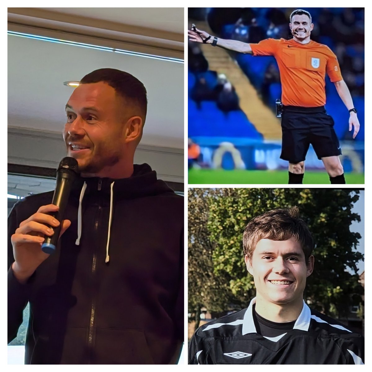 Guest speaker at Remember The Rovers today was <a href="/EFL/">EFL</a> referee Leigh Doughty.
Leigh recalled his journey from a young aspiring footballer who moved into teaching &amp; finally achieved his ambition to become a full time referee. Excellent presentation followed by an engaging Q &amp; A spot.