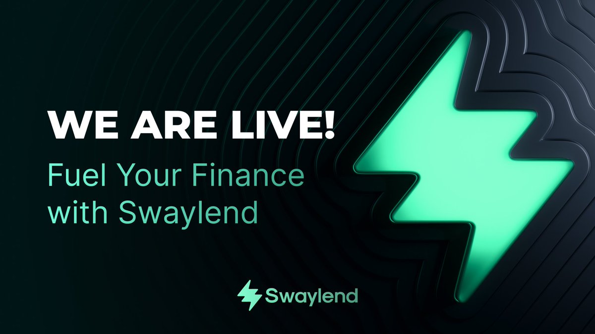swaylend's tweet photo. Swaylend is officially LIVE on Fuel Network! ⛽

Get ready to earn, borrow, and trade seamlessly with low fees, lightning speed, and @fuel_network  Points rewards! ⚡️

It’s time to level up your DeFi game!