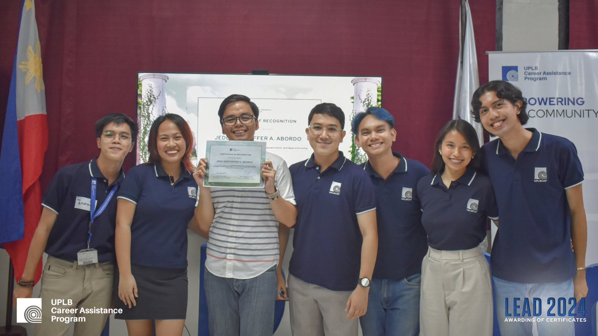 uplbcap's tweet photo. A step towards unlocking new heights!π
UPLB CAP proudly recognizes the outstanding CAPprentices who finished the two-week LEAD program. ππ§’
Stay tuned for more updates on their journey! π
#GrowWithUPLBCAP
#UPLBCAP https://t.co/KDz6Kbls80