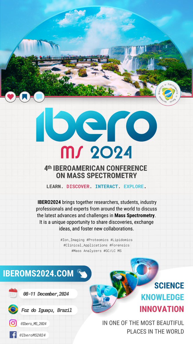 BrMASS - Brazilian Society of Mass Spectrometry tweet media