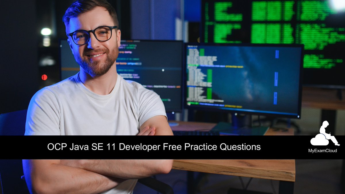 myexamcloud's tweet photo. OCP Java 11 Developer 1Z0-819 Free Practice Questions
https://t.co/JxGKokQ712
#java #javacertification #myexamcloud #javacertified #java11developer #ocpjd #ocpjd11 https://t.co/CRzqUvFIYq