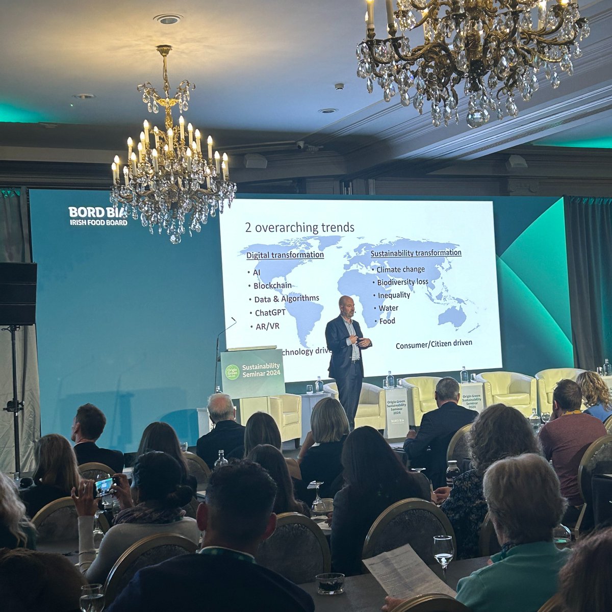 Keynote speaker Håkan Nordkvist, former Head of Sustainability Innovation for IKEA, shared how IKEA renamed international CEO roles to include CSO, aligning rewards with both responsibilities. This top-down approach helped drive the sustainability agenda internally.
 #OriginGreen