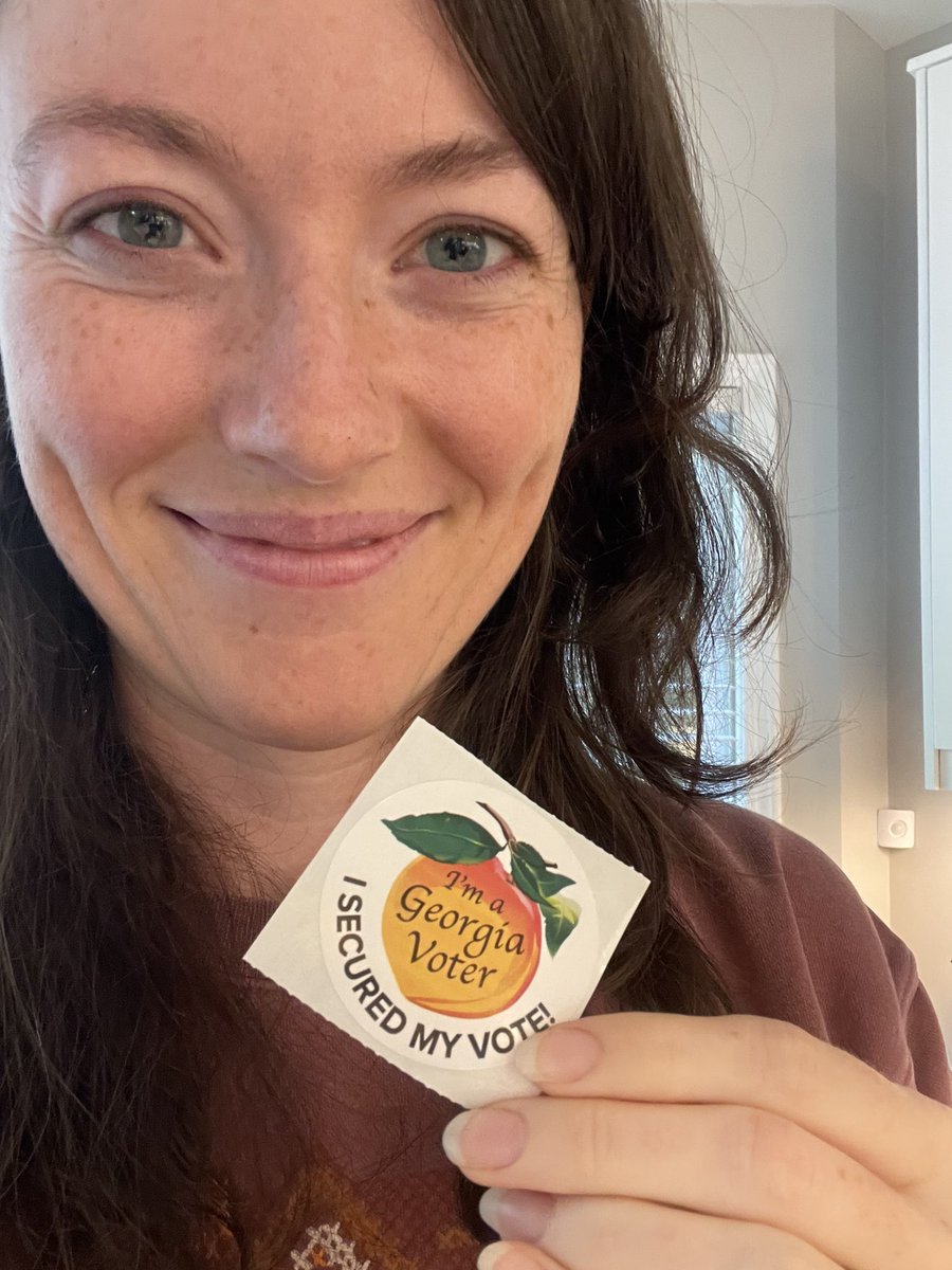 Proud to cast my vote! #GeorgiaForHarris