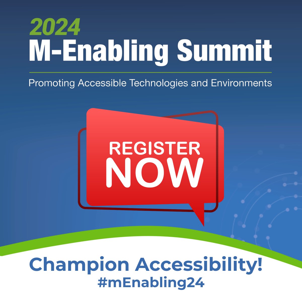 The #mEnabling24 Summit is Happening Now!

It is a leading global conference and showcase covering the fast-moving technology innovations that enable persons with disabilities and older persons to access digital content and services in new ways.