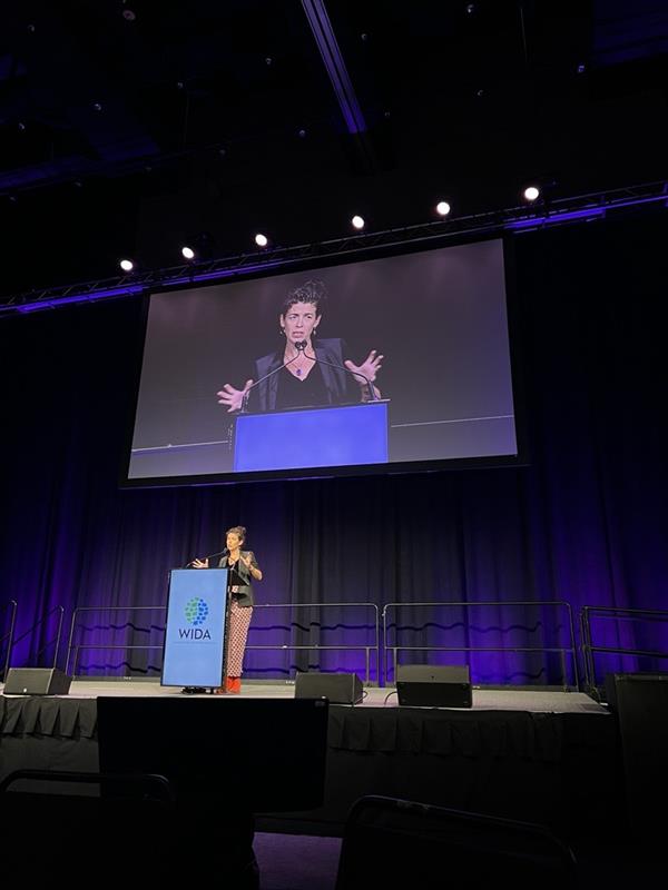 "Shakespeare improved the purity of the English language by inventing hundreds of new words, let us invent some too, we got it in us!"
- Quiara Alegría Hudes, #WIDA2024 keynote