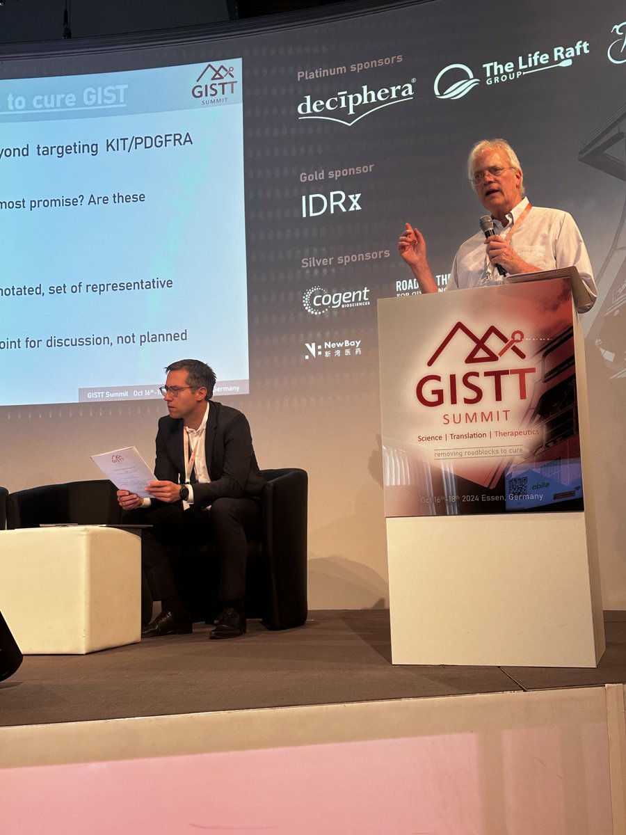 Congrats to Jonathan Fletcher + Sebastian Bauer, the organizing committee and the logistic team for launching the very first GISTT Summit in Essen today. It‘s been too long since we had GIST-specific meetings! Familiar venue to FORTRESSians and very familiar collaborative spirit