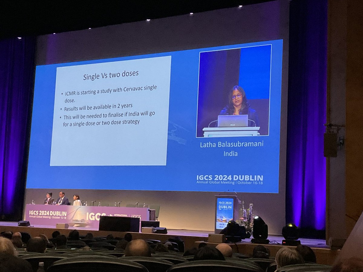AiswaryaRamprak's tweet photo. #Cervavac 
HPV Vaccination

An attemptnto approach the WHO CALL for  cervical cancer elimination

Cheaper vaccine, good immunogenicity

Cover LMICs

Vaccinating boys

Single dose

Destigmatise cervical cancer as an STI

#igcs2024 https://t.co/8xzshAN8zX