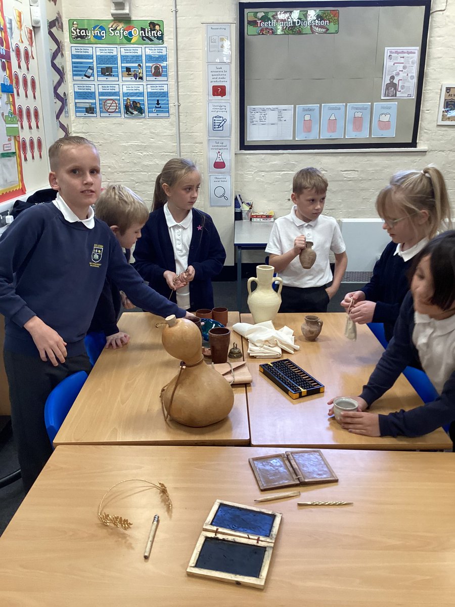 Year enjoyed an amazing visit from History Alive this week. We had a fantastic afternoon learning all about the Romans and exploring Roman artefacts #history #doallwecan <a href="/WLMPrimary/">Westleigh Methodist Primary School</a>