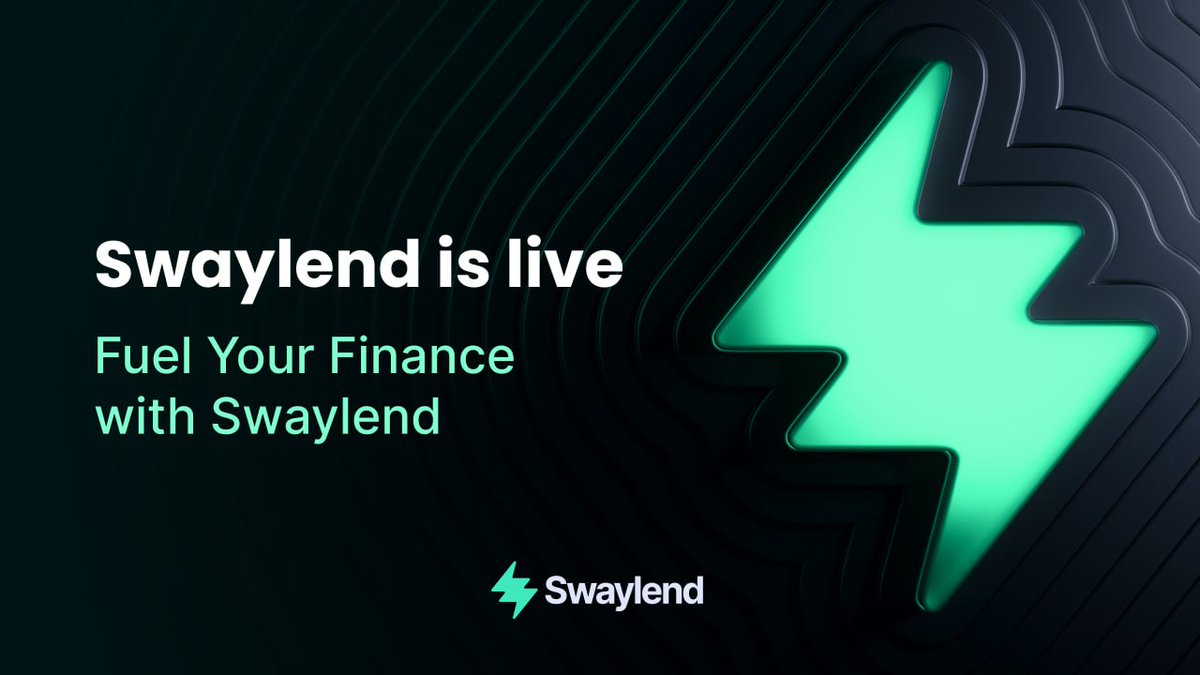 Swaylend is officially LIVE on Fuel Network! ⛽

Get ready to earn, borrow, and trade seamlessly with low fees, lightning speed, and <a href="/fuel_network/">Fuel</a>  Points rewards! ⚡️

It’s time to level up your DeFi game!