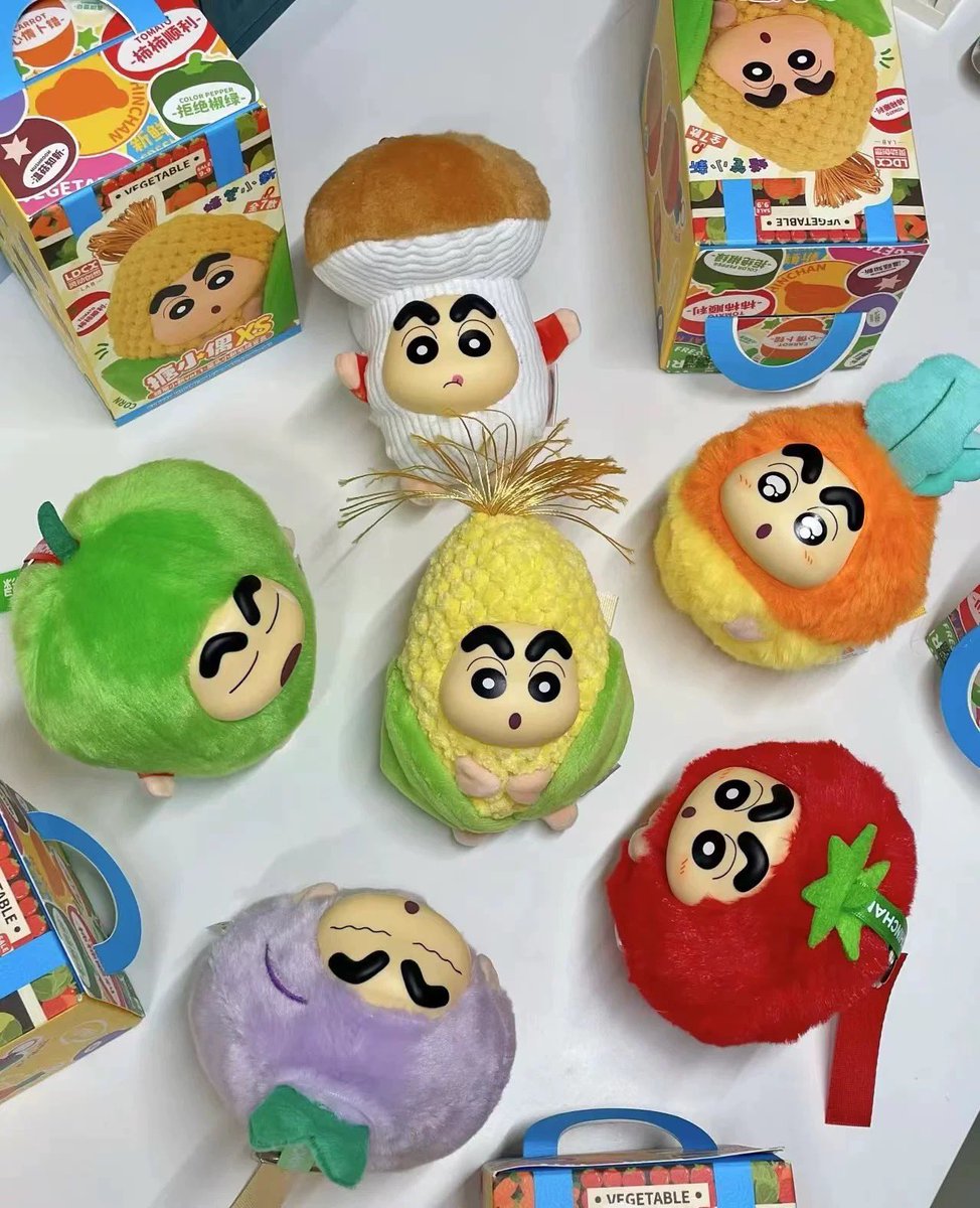 palettenim's tweet photo. [pre-order ina] shinchan vegetable plushie ⭑.ᐟ

IDR 120K

✮⋆˙ bersih ch
✮⋆˙ blind box
✮⋆˙ go line
✮⋆˙ eta akhir oktober

❌ excl cargo &amp; pack

📍tangerang

dm to order (˶˃ ᵕ ˂˶) https://t.co/UPTDk6mmZ9