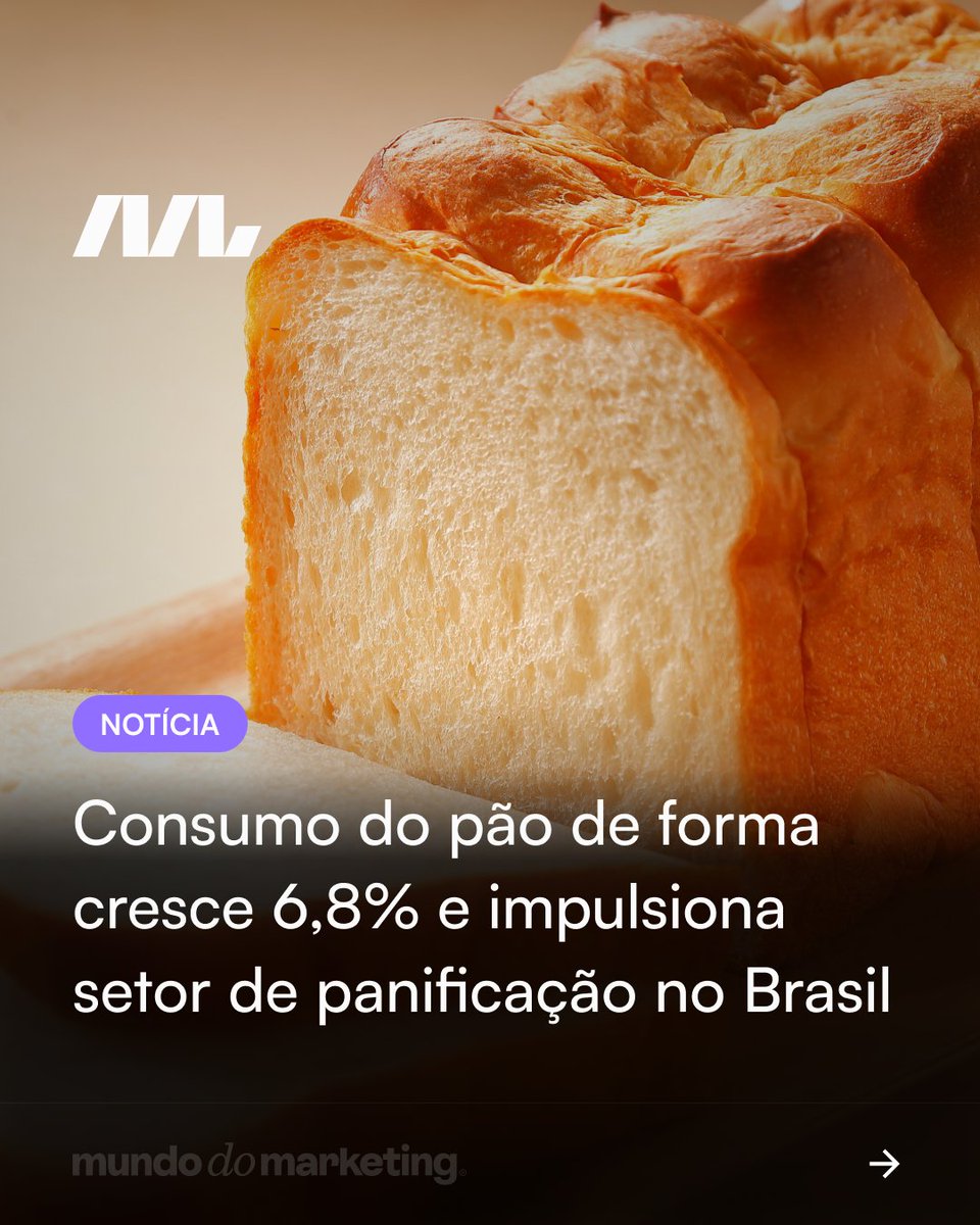 mundodmarketing's tweet photo. Indústria comemora crescimento em volume e faturamento em 2024. Abimapi aponta crescimento em versões saudáveis
#mercadodepães #abimapi #mundodomarketing #diadopão #marketingbrasil #inovação
Saiba mais: https://t.co/TuFzptnoGZ https://t.co/SVprNJZ4g2